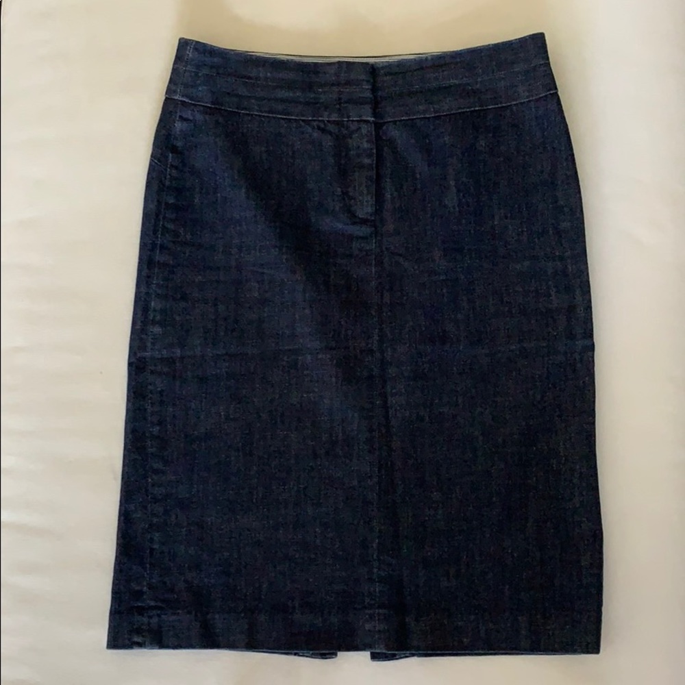 J crew jean pencil skirt